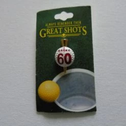 I BROKE 60 Golf Pin - Post Free