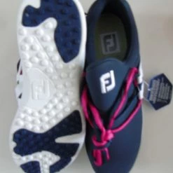 FOOTJOY LADIES Fj Leisure NAVY GOLF SHOES SIZE 5.5 L - EU 38.5 92911K -Spares Shop DSC00303 600x450 1