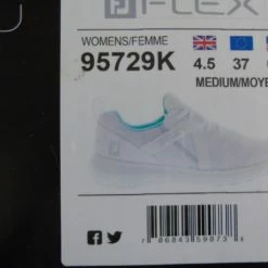 FOOTJOY LADIES FLEX WHITE GOLF SHOES SIZE 4.5 M - EU 37 95729K -Spares Shop DSC00316 600x450 1