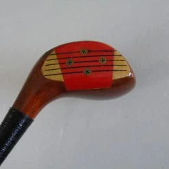 PGA PERSIMMON 4 WOOD STIFF STEEL SHAFT - NEW OLD STOCK