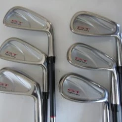 ADAMS GT TIGHT LIES IRON SET 5 To PW REGULAR GRAPHITE TIP SHAFTS - MINT