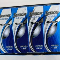 NEW - 12 SRIXON AD333 GOLF BALLS PURE WHITE - SOLD OUT