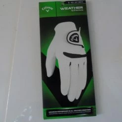 CALLAWAY WEATHER SPANN MENS SMALL LEFTHAND GOLF GLOVE - POST FREE