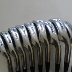 ANVIL GARY PLAYER COBALT 2000 IRON SET 3 To SW LOW FLEX BORON SHAFTS - SOLD