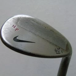 NIKE FORGED 60-8 LOB WEDGE IRON STIFF STEEL SHAFT - PRO ISSUE - SOLD