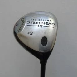 CALLAWAY BIG BERTHA STEELHEAD 111 3 WOOD REGULAR MATCHING GRAPHITE SHAFT