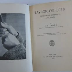 TAYLOR ON GOLF By J H TAYLOR - 1902 1st Edition -Spares Shop DSC08254 600x450 1