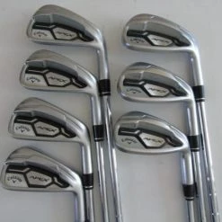 CALLAWAY APEX 16 FORGED IRON SET 4 TO PW XSTIFF KBS TOUR-V 90 STEEL SHAFT - SOLD