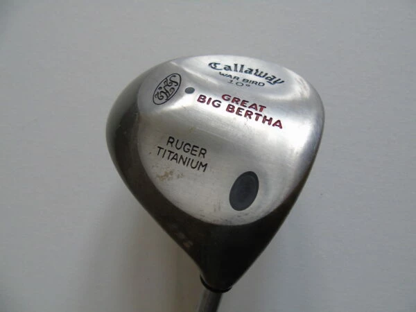 CALLAWAY GREAT BIG BERTHA WAR BIRD TITANIUM DRIVER 10 LOFT REGULAR GRAPHITE SHAFT 3 CALLAWAY GREAT BIG BERTHA WAR BIRD TITANIUM DRIVER 10 LOFT REGULAR GRAPHITE SHAFT