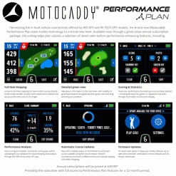 MOTOCADDY M TECH GPS ELECTRIC GOLF TROLLEY +FREE £49.99 GIFT PACK -Spares Shop MC22PERFORMANCEPLAN 600x600 1